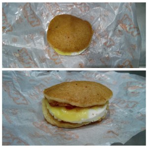 Opened Pancake Burger