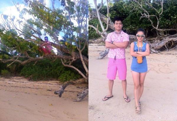 Beach fun-having!