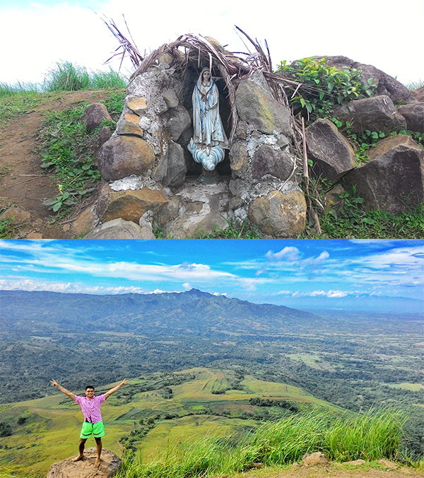The grotto at the summit and move views