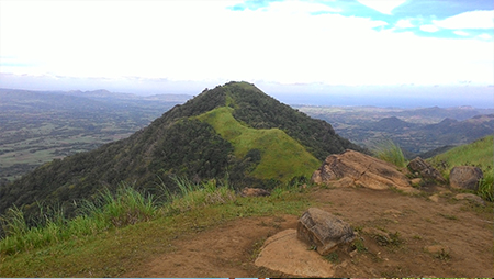 The other peak of Talamitam. Not yet open for hiking, but a trail is being established