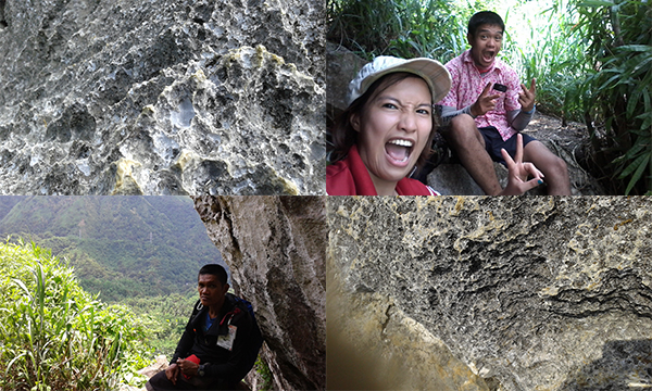 Look at those sharp rocks!