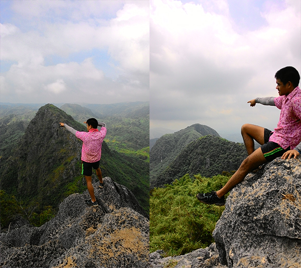The traveling pink polo goes to Mt. Pamitinan and Mt. Binacayan!