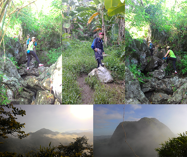 More rocks and the view of Mt. Ayaas and Mt. Hapunang Banoi