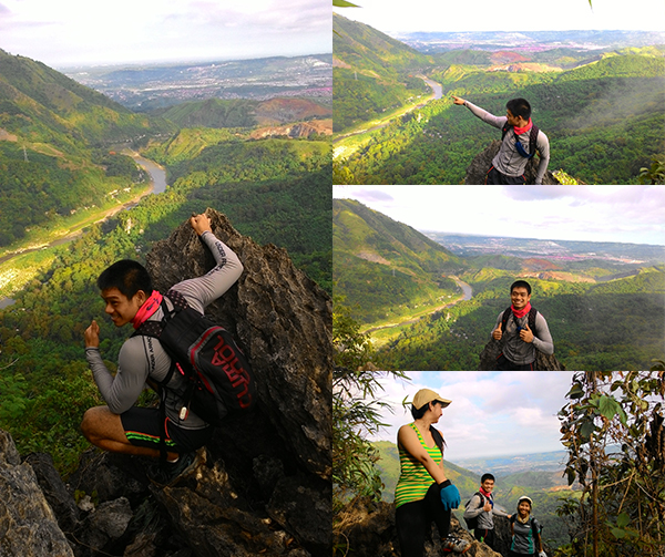 Posing during rest stops