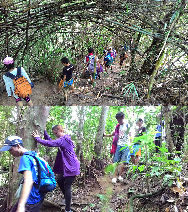 The mud was still slippery though