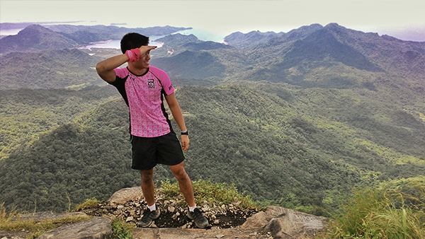 Since my traveling pink polo is in the laundry, here's the traveling pink jersey!