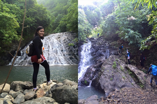 The famous Karugo falls and the second hidden falls higher up the trail