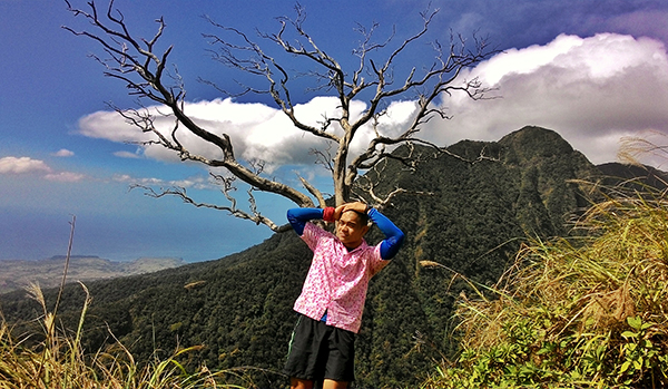 The traveling pink polo reaches Tarak Ridge!