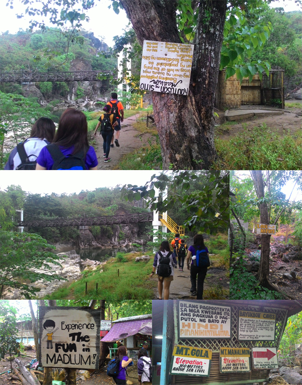 Madlum bridge and Madlum signs