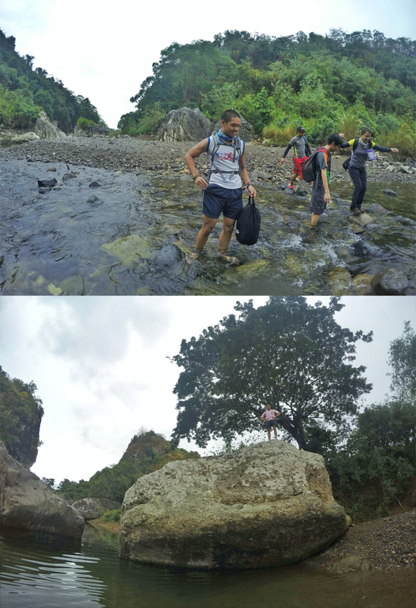 The river is enchanting, but also dangerous because the river bed can drop to deep levels without warning