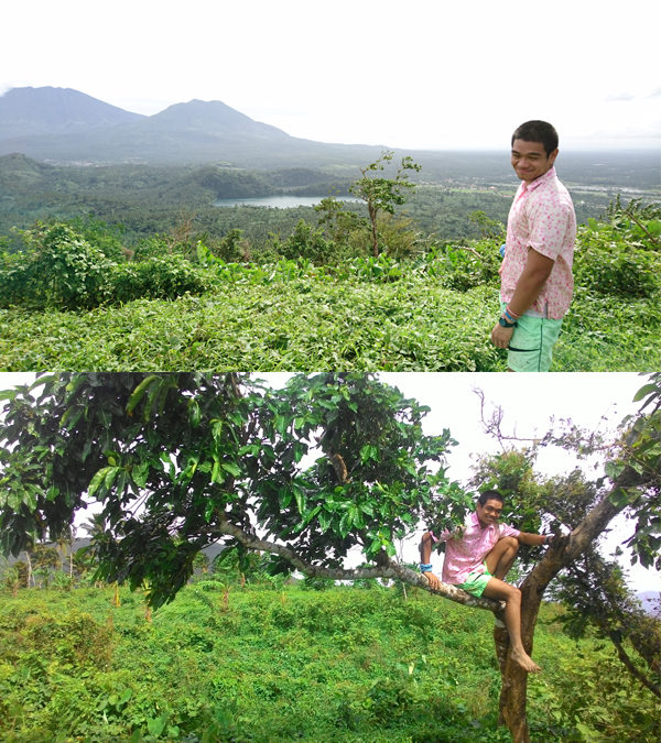 #PinkAtThePeak with the view of Lake Pandin and Yambo as well as the nearby mountains