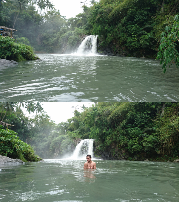 A swollen river and strong currents won't stop us from taking pictures