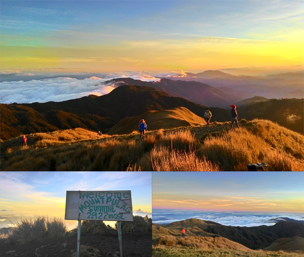 The gorgeous sea of clouds from a distance