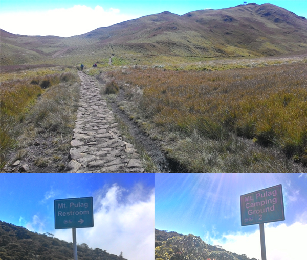 The way down Ambangeg is easy, albeit long; this time only made more challenging by the muddy trail