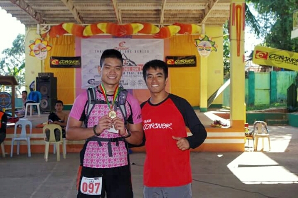 With the race director, sir Jigger Meneses