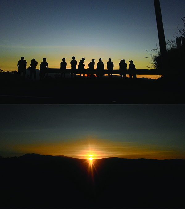 The beautiful sunrise of Benguet