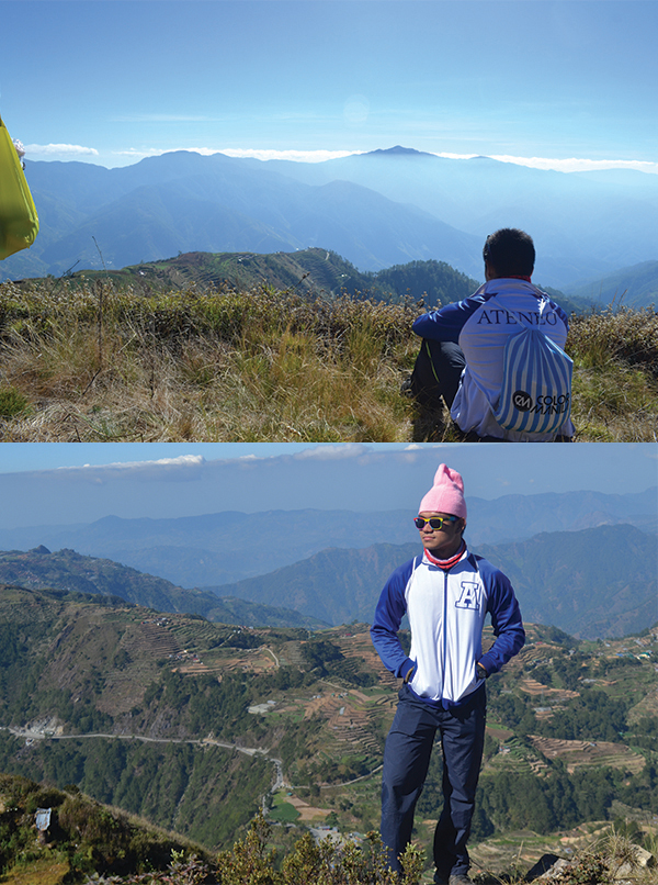 Posing at the top of Luzon's 3rd tallest