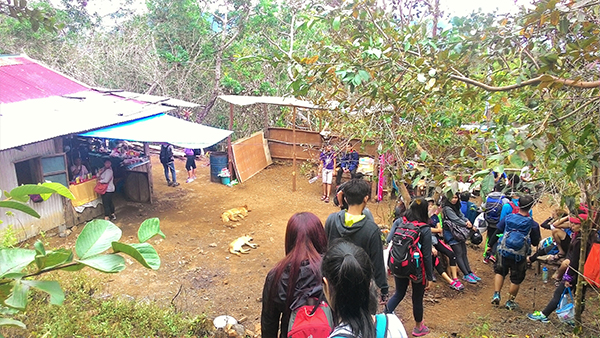 Finally, sustenance! Everyone took time to recharge here