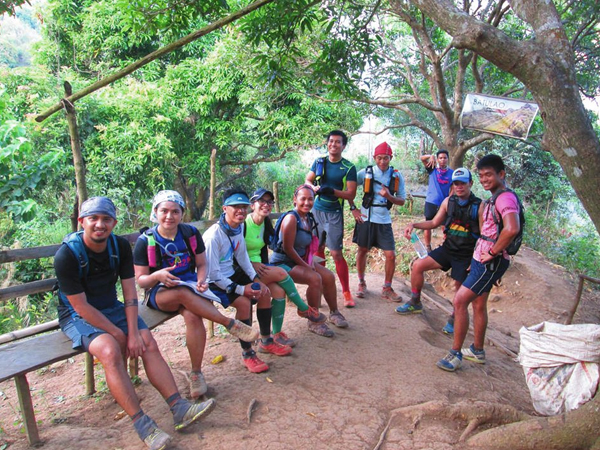 Registration area at Batulao's Old trail