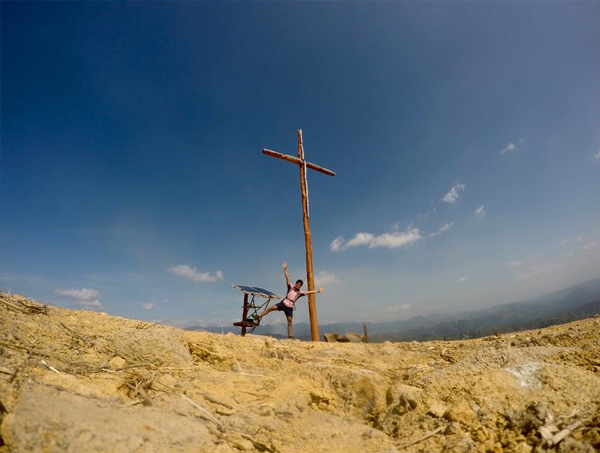 Happy in the trails, thank you God