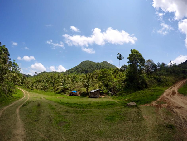 Mt. Lubog from a distance