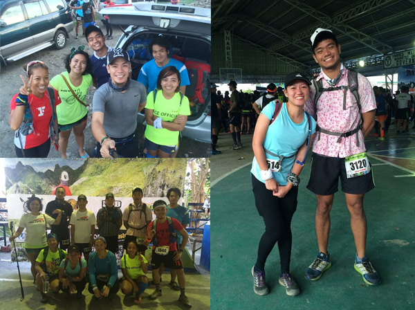 Pre-race pictures with friends