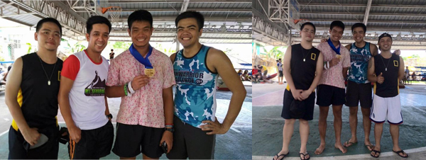 Road runner friends finishing their first trail run; Congrats!