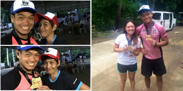 With Momi Reg and Jeka; Thanks for the support!