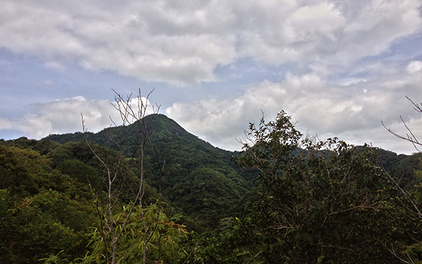 Mt. Hugom from the jumpoff; It's gonna be a long hike