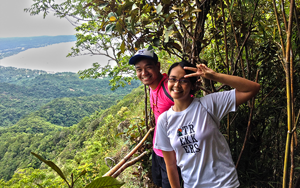 The cove as seen from the trail