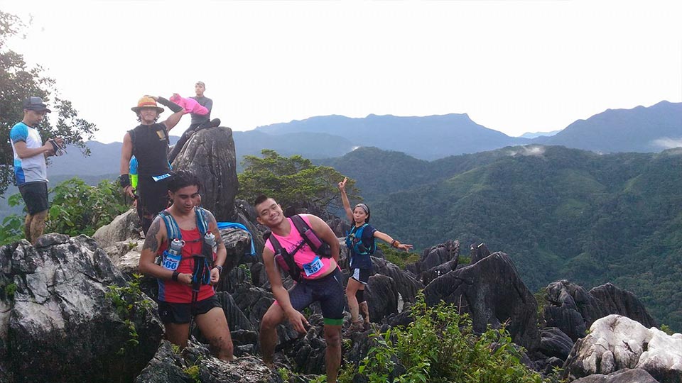 Photo-ops at the top of Mt. Lubog; Photo by Coach Archie