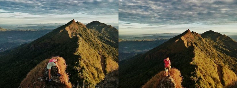 Enjoying the peak and it's wondrous views