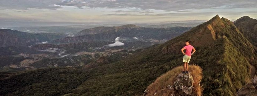 Pink at the peak of Tirad!