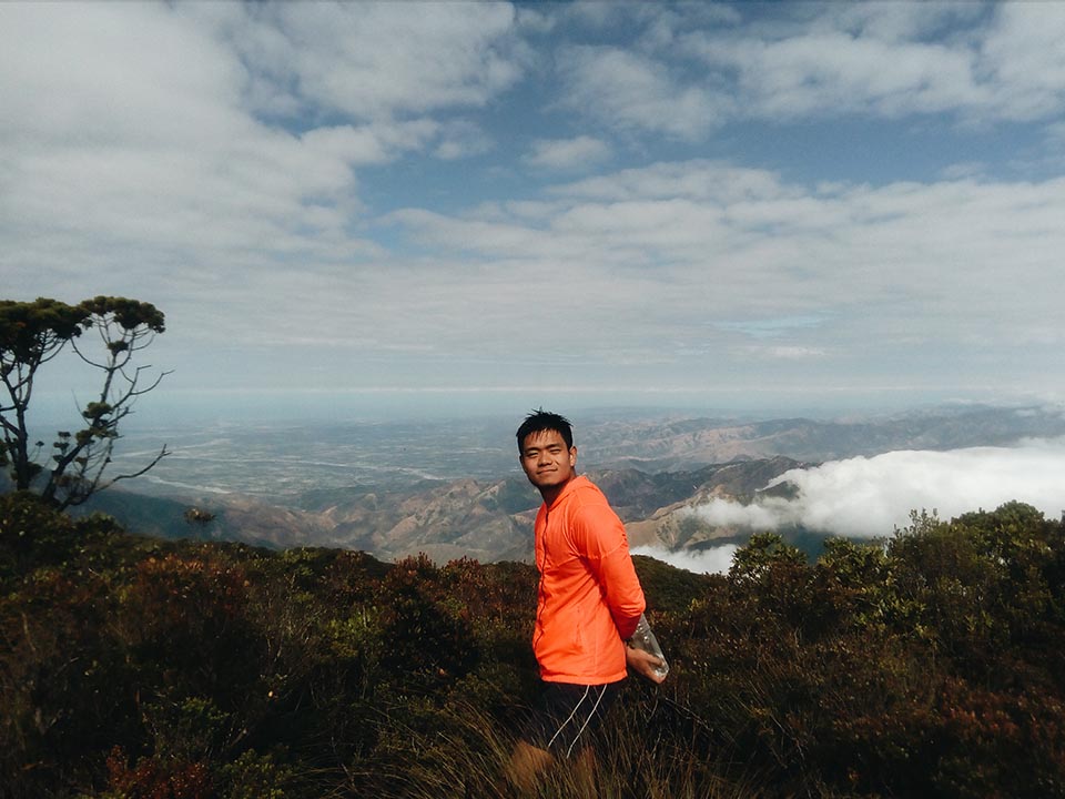 Mt. Matalidong with its dwarf bamboo clearing