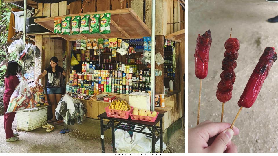 Hotdog and store image